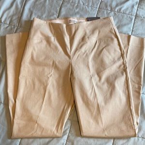 Van Heusen size 4 slim fit ankle stretch pants- light khaki color